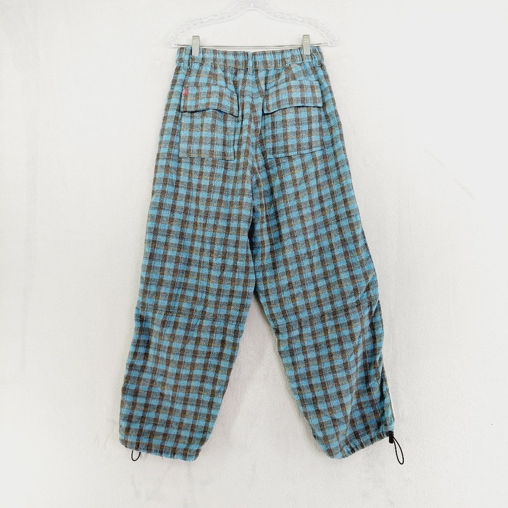NEW BDG Urban Outfitters Half Plaid Half Jean Pants P6243 - Picture 4 of 9